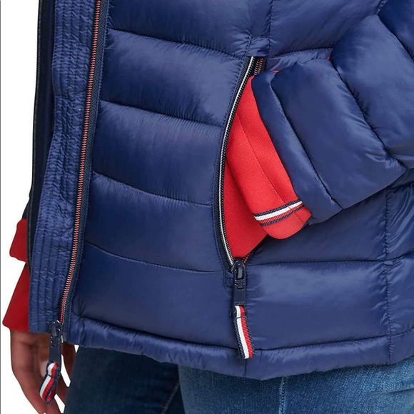 Tommy Hilfiger packable fitted puffer jacket NWT - Picture 9 of 9